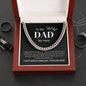 To Dad My Hero Necklace
