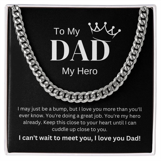 To Dad My Hero Necklace